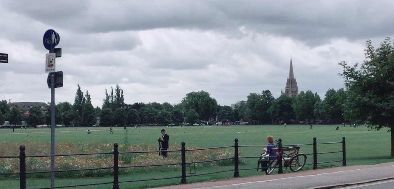 語学留学で行ったイギリス・ケンブリッジの公園